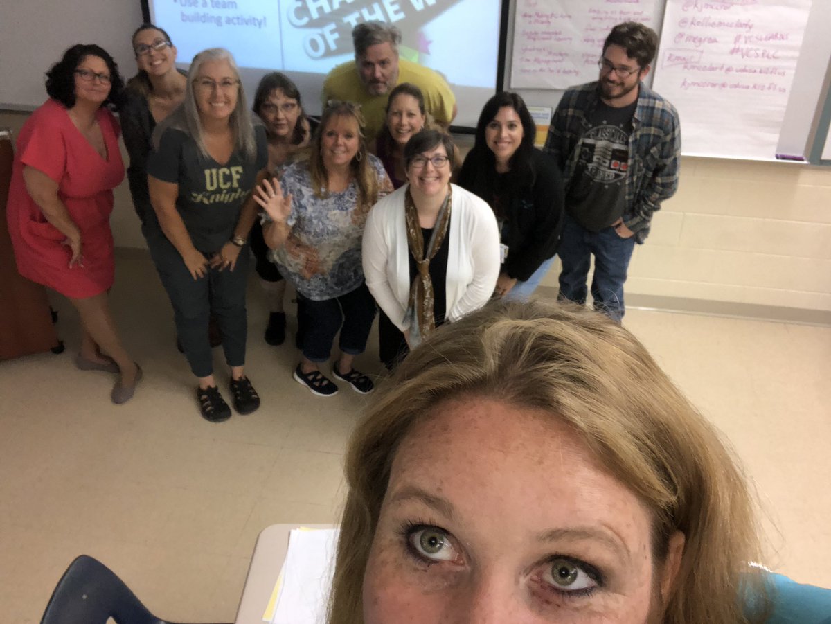 KellieMcclarty's tweet image. Look at these super cute teachers learning about #vcsplc @kjmccror @mrroa