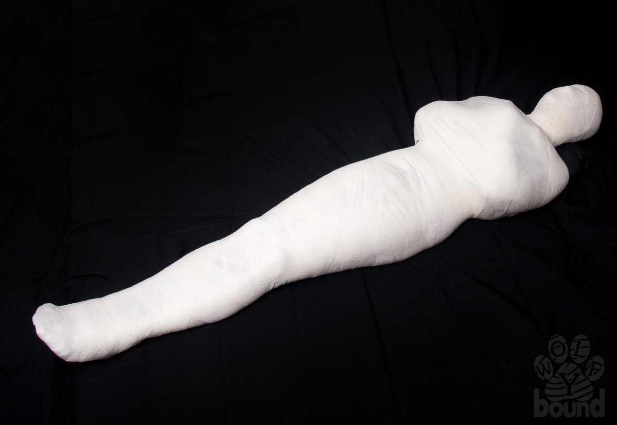 WolfyBound's tweet photo. Might be that i posted this already long ago, but since profile is opened now id like to share with new subscribers. Vetrap mummification <3 #bdsm #bondage #mummy #mummified #wrapped #encased #mummification #encasement https://t.co/QjvPLuyYTD