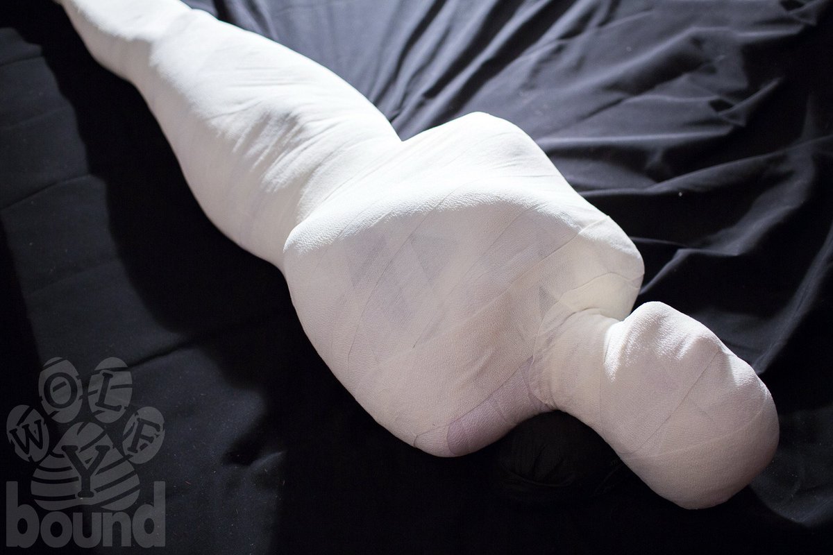 WolfyBound's tweet photo. Might be that i posted this already long ago, but since profile is opened now id like to share with new subscribers. Vetrap mummification <3 #bdsm #bondage #mummy #mummified #wrapped #encased #mummification #encasement https://t.co/QjvPLuyYTD
