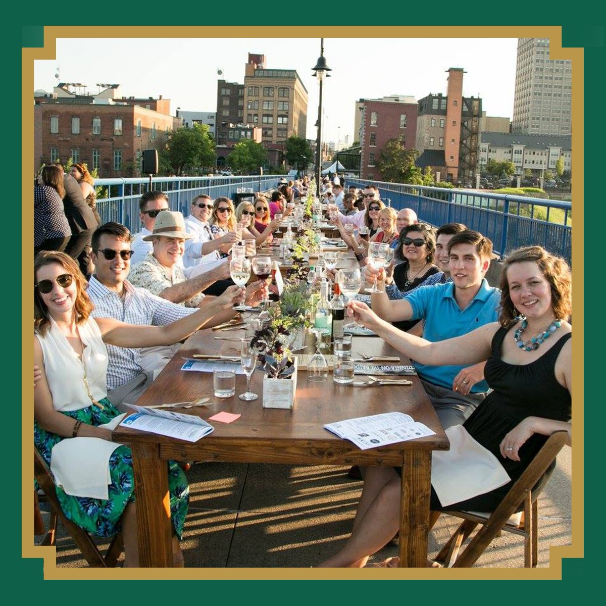 We all know how fleeting summers are in Rochester — make the most of summer 2019 and toast over the Genesee River with us. Ticket sales close at noon on 7/8! eventbrite.com/e/dinner-on-th…
