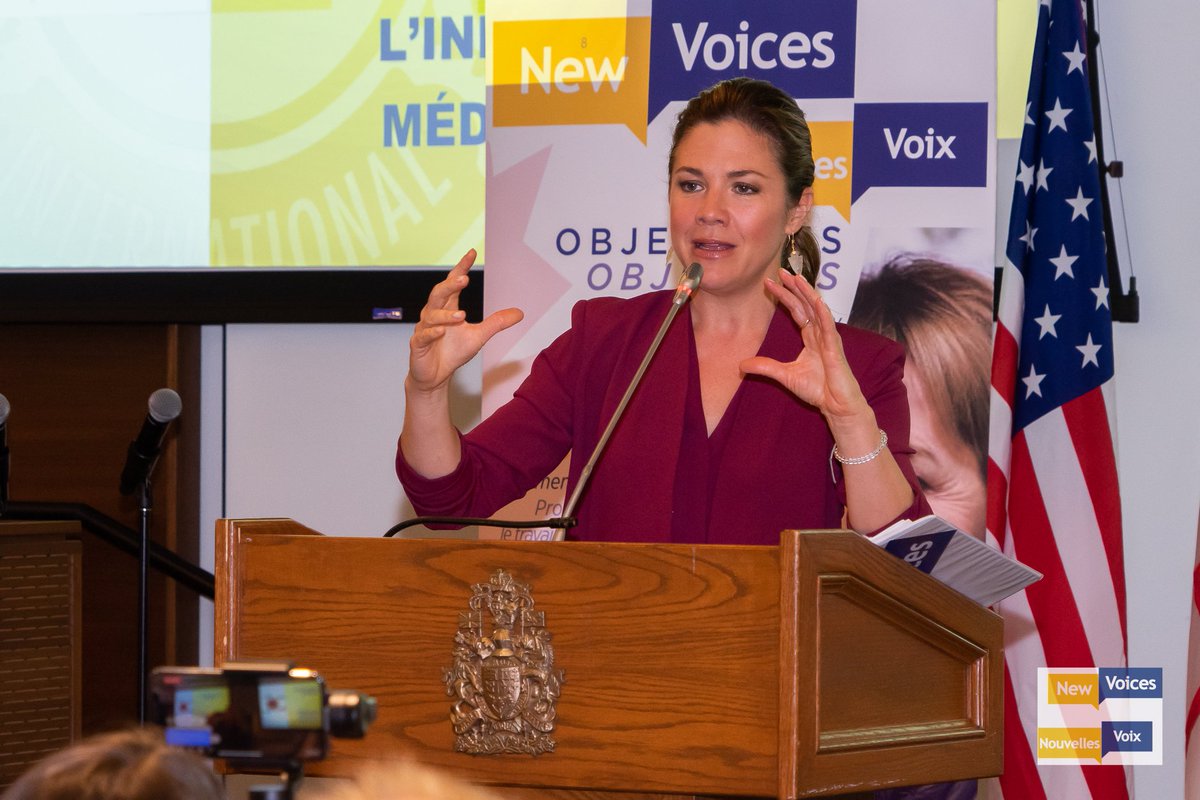 "We can change the world by speaking up, telling our stories and helping each other. We all have a role to play in advancing gender equality and making real change happen.” Sophie Grégoire Trudeau spoke at the #NewVoices symposium in Ottawa, inspiring Lions to grow together.