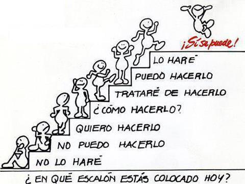 AFIBRODONG's tweet photo. Recordad que nuestra vida es como ésta escalera. No sabemos en qué escalón nos levantaremos cada día, pero sí sabemos que con tranquilidad, esfuerzo, paciencia y un poquito de auto-comprensión, podemos llegar al escalón más alto, al ¡SÍ SE PUEDE!. ¡Ánimo y feliz semana! https://t.co/yseICuUkOv
