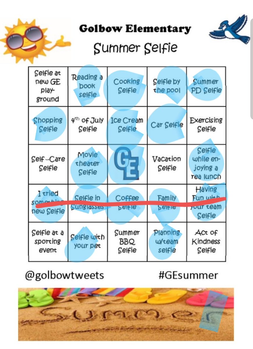 MrsWestisBest's tweet photo. My new team!! #workhardplayhard #summerlunch #2ndgraderocks #pbis #GEsummer #iteachsecond #bingo @Golbowtweets https://t.co/7VX6TxRK0H