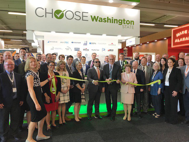 SeattlePartners's tweet image. @WAStateCommerce Booth #PAS19 buzzing! Don’t miss @GreaterSeattle in Hall 3 A82!