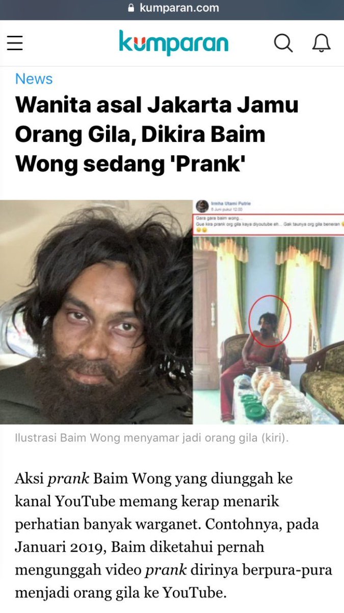 Astagfirullah bu, ini ibunya siap dah