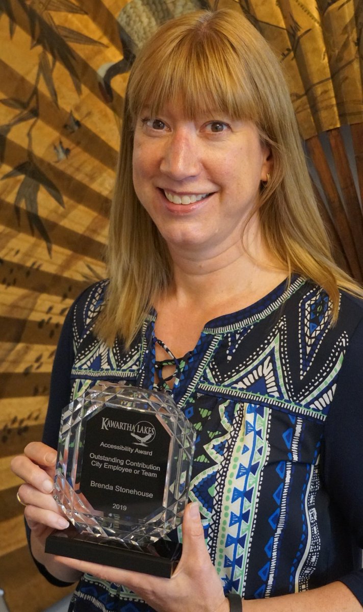 _JohnChambers's tweet photo. Congratulations to @BLStonehouse for her much-deserved @kawarthalakes Accessibility Award. https://t.co/NEK8CrmVwN