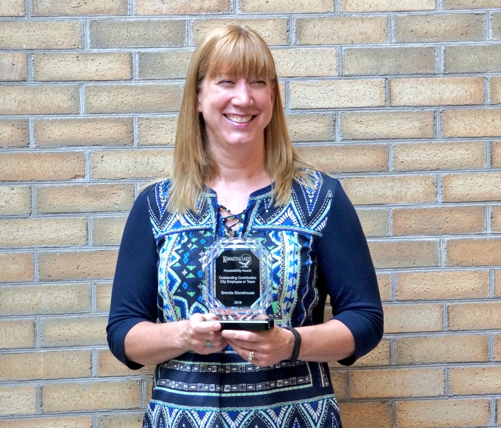 _JohnChambers's tweet photo. Congratulations to @BLStonehouse for her much-deserved @kawarthalakes Accessibility Award. https://t.co/NEK8CrmVwN