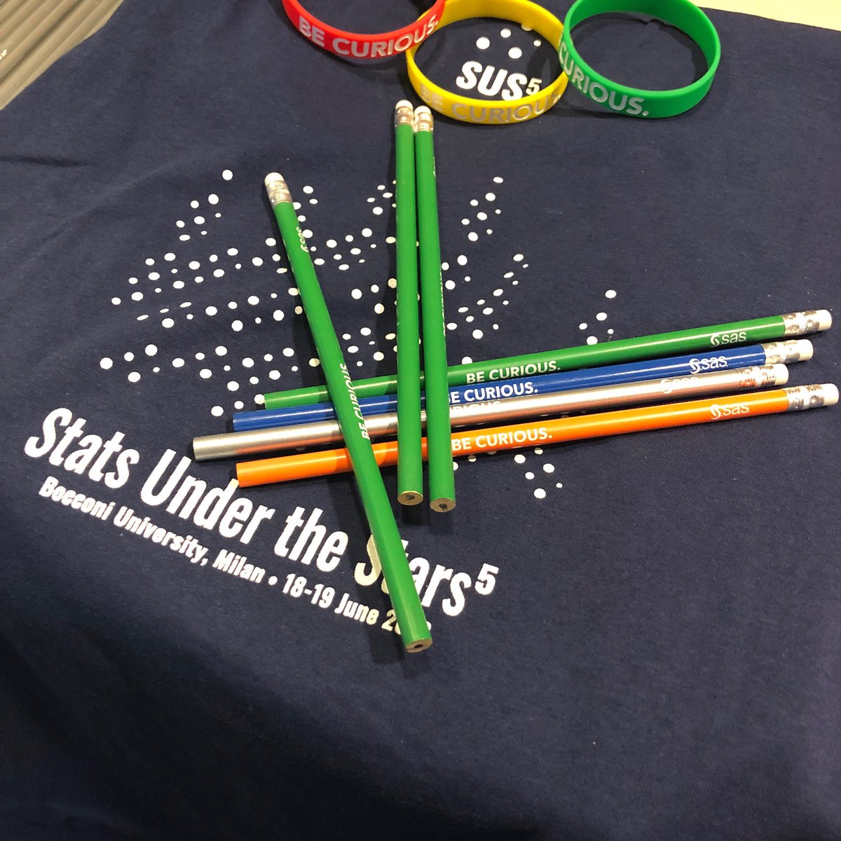 #SUS5 colori, creatività e curiosità.. in bocca al lupo a tutte le squadre! #BeCurious #Hackathon