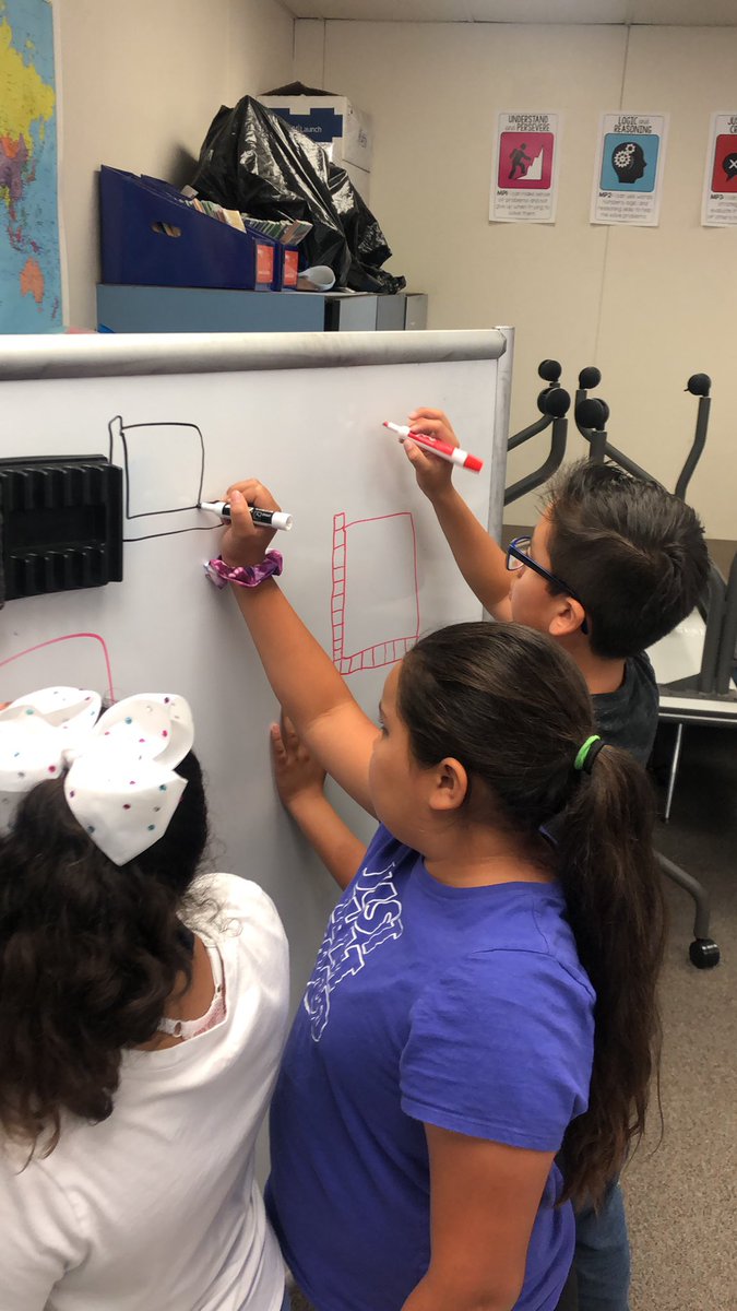Modeling mathematics to justify their reasoning! #Burtonignite