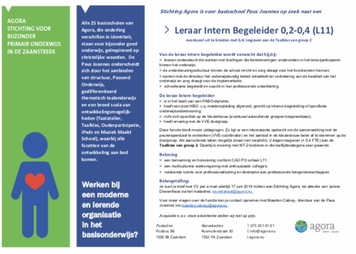 PausJoannes's tweet photo. Intern begeleider kleuterbouw.        Een mooie opdracht op een mooie school! Ga jij de uitdaging aan? WTF is bespreekbaar. Meer info: https://t.co/zztRsPYrEj https://t.co/FoGYI46FJy
