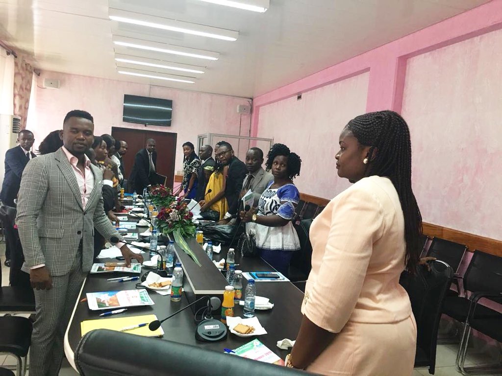 WaxDey's tweet photo. We were at the  Min of Commerce today for an Inter-Ministerial coordination meeting for the annual Made in Cameroon Expo &amp; Gala Awards, 18 Jul-03 Aug at Palais des Congrès Yaounde. Great meeting and I met some fans from government. Great job #APEC. A new beast is born 🔥🔥🔥 https://t.co/WRIRJVnjar