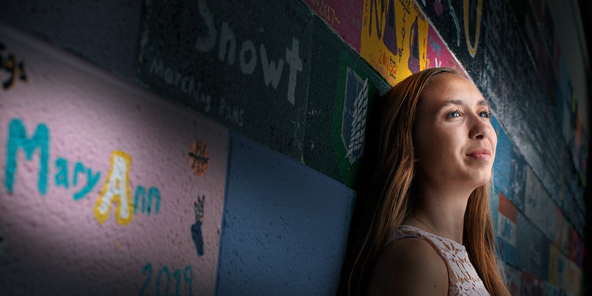 At <a href="/NEGuilfordHigh/">NE Guilford High</a>, Mary Ann Watkins was a leader in the classroom &amp; on the court. She graduated June 8 &amp; will attend <a href="/appstate/">Appalachian State</a>, pursuing a degree in nursing because she always knew she wanted to enter the healthcare field: bit.ly/2KZPEiE #GCSGradsSoar19 #seniorspotlight