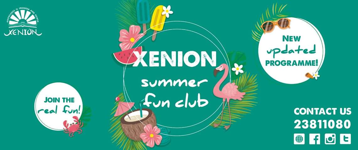 XenionEducation's tweet image. 🏫 𝔁ᴇɴɪᴏɴ ꜱᴜᴍᴍᴇʀ ꜰᴜɴ ᴄʟᴜʙ 👯‍♂

ɴᴇᴡ ᴜᴘᴅᴀᴛᴇᴅ ᴘʀᴏɢʀᴀᴍᴍᴇ! 🏸🎤🎨

ᴊᴏɪɴ ᴛʜᴇ ʀᴇᴀʟ ꜰᴜɴ! 🌞🏊‍♂🍧

☎ ᴄᴏɴᴛᴀᴄᴛ ᴜꜱ: 23811080

#xenioneducation
#summerfunclub
#xenionsummer
#summer2019
#paralimni
#cyprus