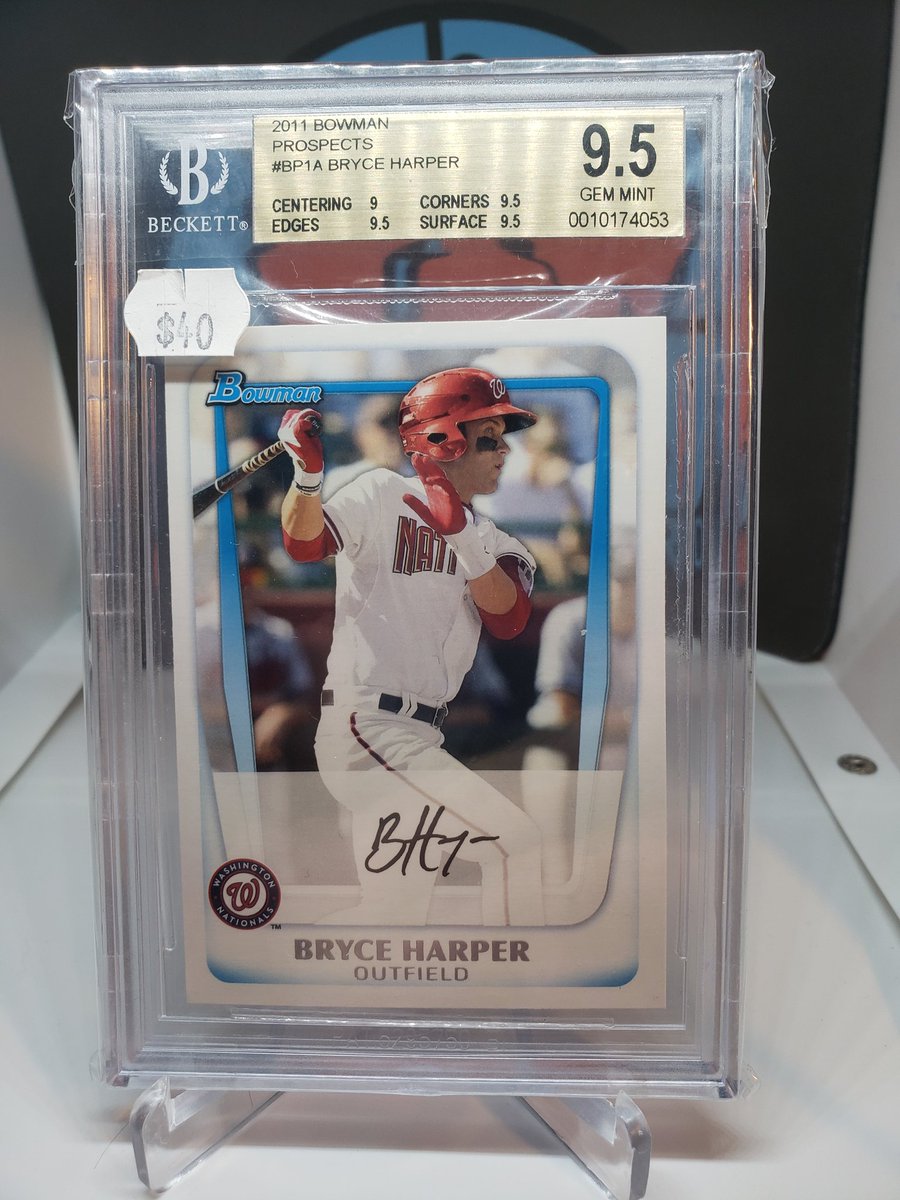 newmsportscards's tweet image. Bryce Harper Patch Autos &amp;amp; Rookie Gradeds-Let's make a deal!!

#bryceharper #patchauto #rookie #psagraded #baseball #tradingcards