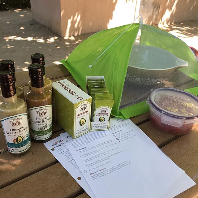 Getting ready to crowdsource a salad! 🥗 Can’t wait to try latourangelleartisanoils thank you momsmeet #momsmeet #salondesalade latourangelleusa