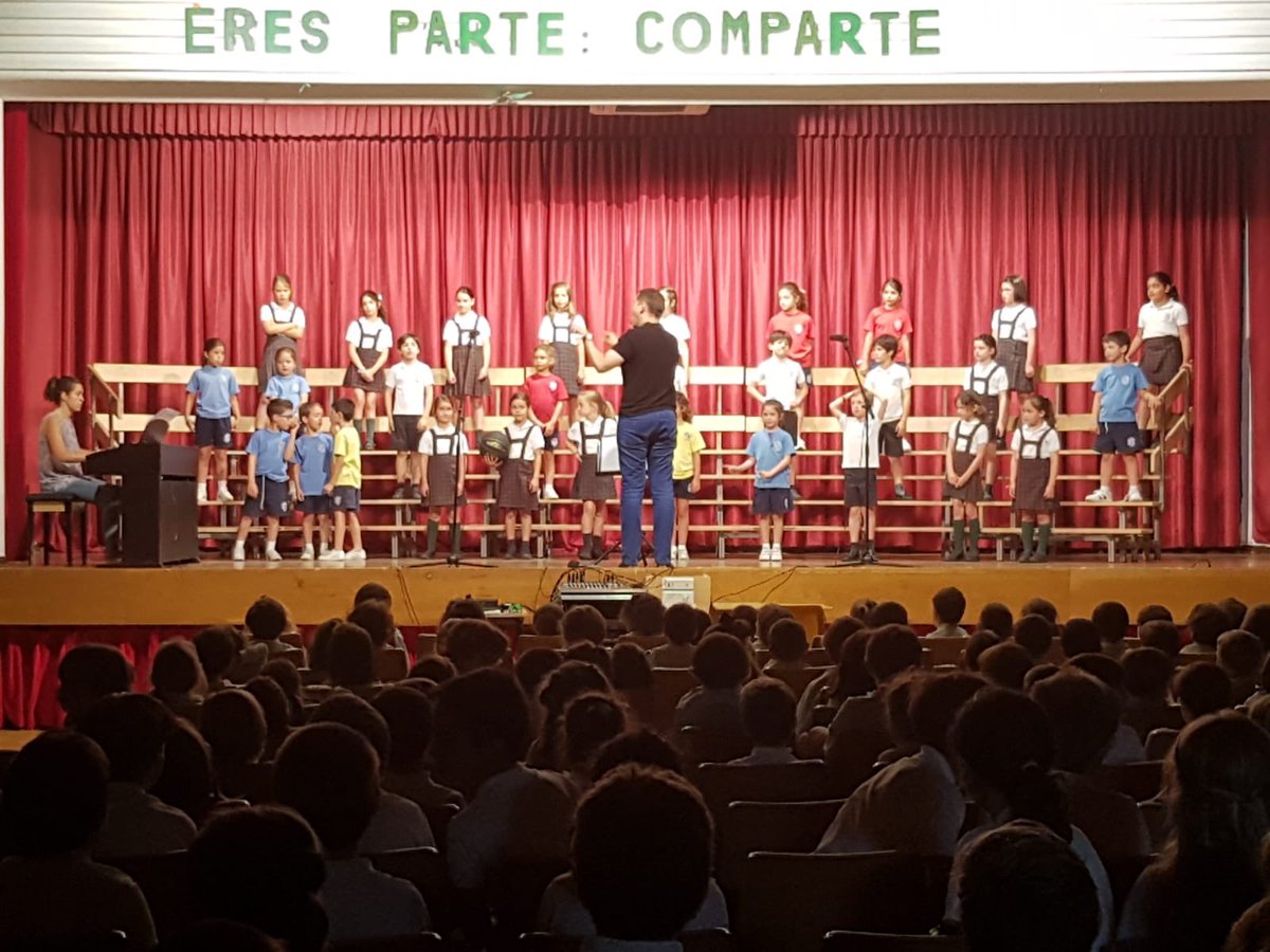 CoroMaryWard's tweet photo. #erespartecomparte Concierto fin de curso del Chiquicoro Mary Ward en @bvmelsoto #irlandesaselsoto #descubreirlandesas #43añoseducando https://t.co/zN6leSHCLS