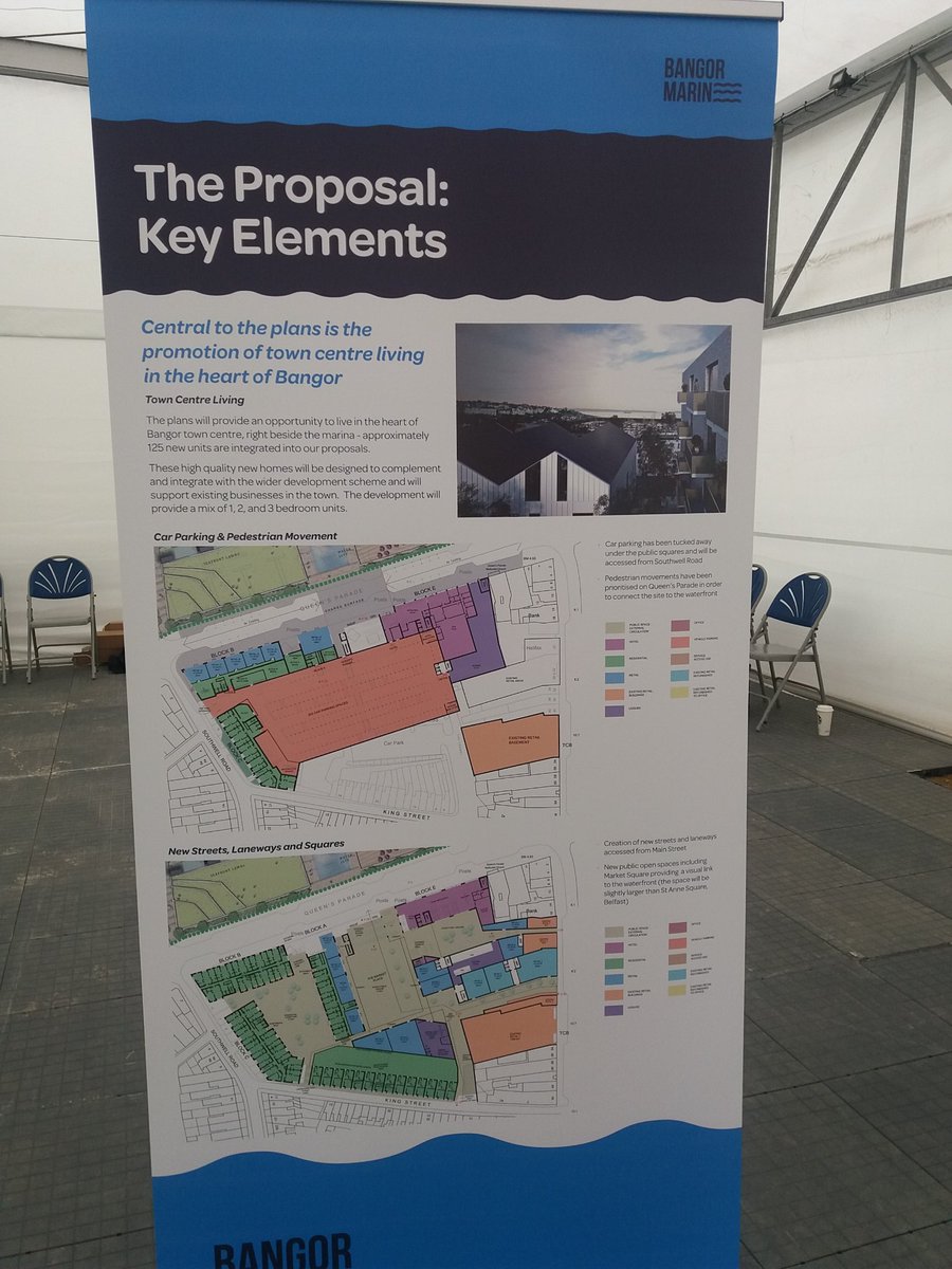 Great opportunity to meet with @BangorMarine Project Team today to discuss their proposed plans for the redevelopment of Queen's Parade. The public consultation continues tomorrow11am-7pm @ The Hub, Project24 #GetInvolved #LoveBangor #HaveYourSay #QueensParadeBangor