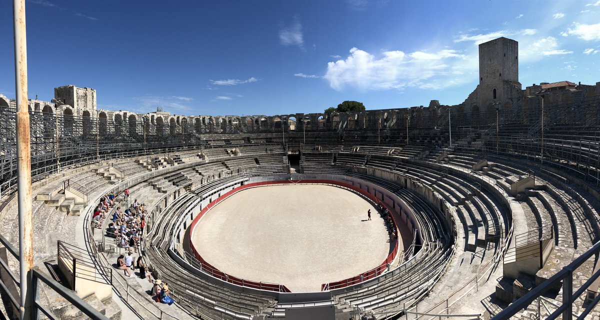 DunnMmjs1's tweet photo. Roaming the Rome influence in France. #dunn2019 #Summer2019 #France2019 #arles #grateful #gordes #abbey #lilacfield https://t.co/DoRLPF1FZC
