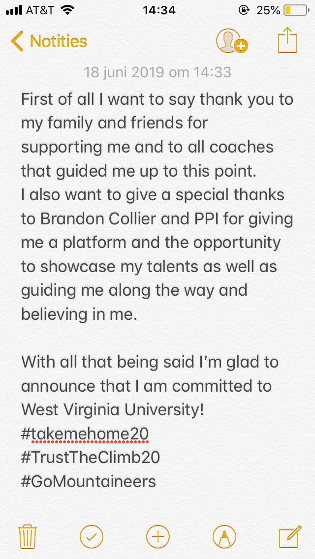 Jairofaverus's tweet photo. I feel blessed and exited to announce that I will be continuing my academic and athletic career at West Virginia University!! @NealBrown_WVU @Coach_Addae @Coach_August @PPIRecruits @BCollier56 #TakeMeHome20 #GoMountaineers #Committed https://t.co/BrSWV1ydCP