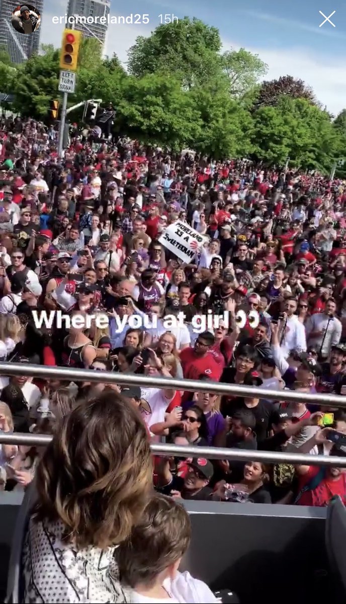 Ms_Sarafina's tweet photo. Eric Moreland found out yesterday that its always "shoot your shot o'clock" in the 6ix ππππ #Sweeterman https://t.co/cfe3XcUL20