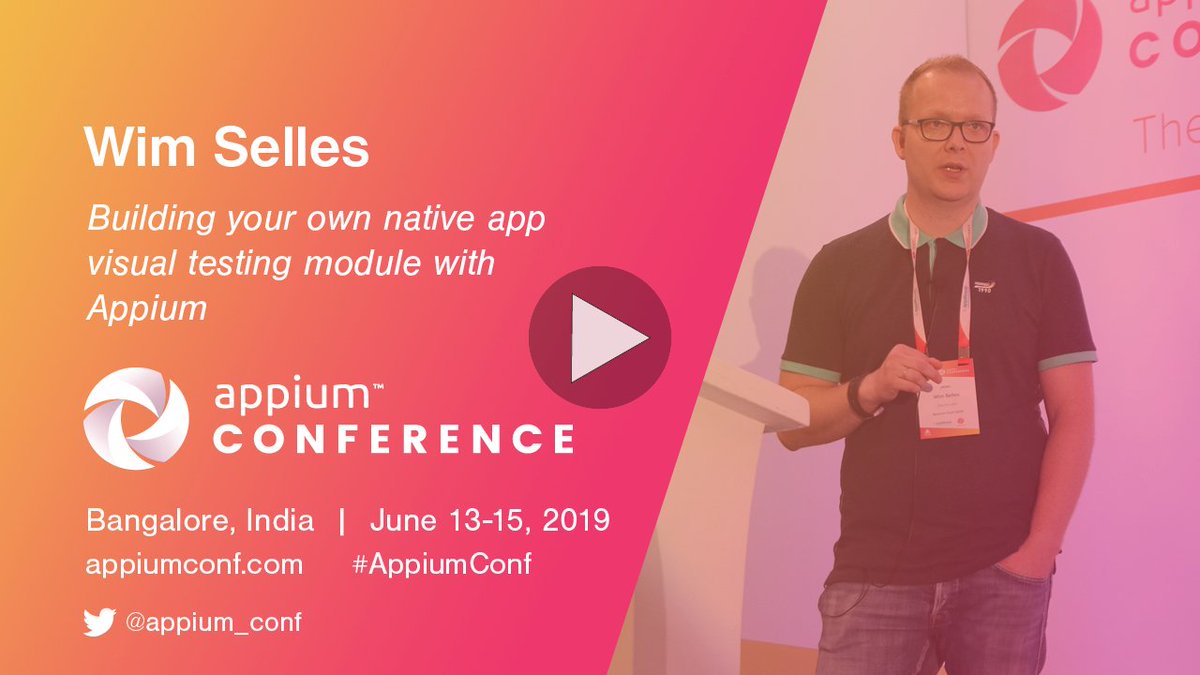 appium_conf's tweet image. .@wswebcreation explored ways to automate visual testing with Appium in his talk at Appium Conference 2019.
Watch the video: confng.in/nEK4ox9s
#Appium #AppiumConf #NativeAppTesting #MobileAutomation #Visual Testing