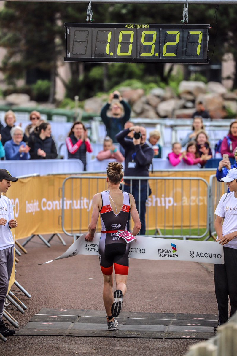 Good win <a href="/JerseyTriathlon/">Accuro Jersey Triathlon</a> ! On to Youth Europeans in Kitzbühel this week.