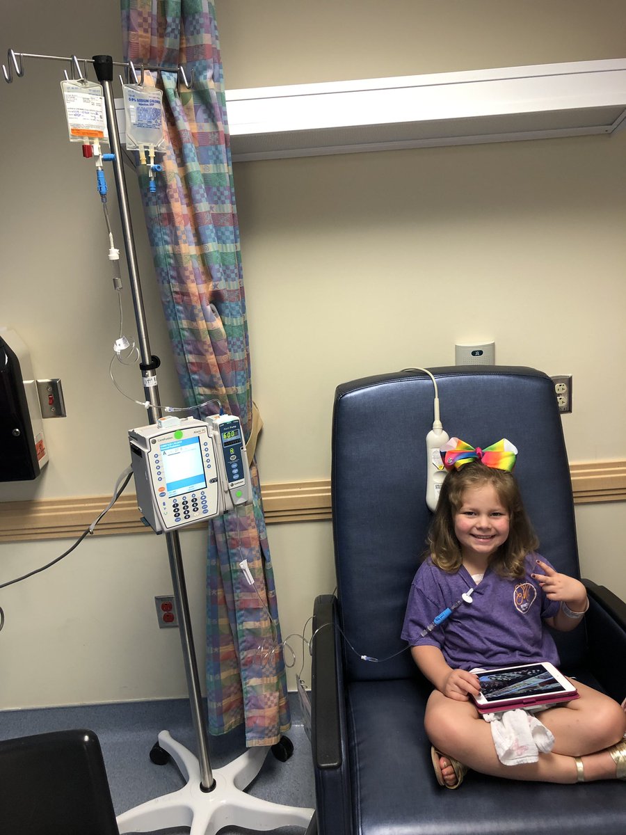 Today is a big big day. This girl is finished with chemo! #cancersucks #brynnsbattle