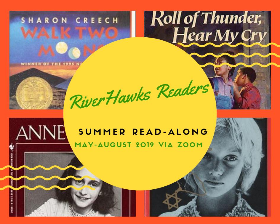 Remember to join us Wed. 6/19 at 10 a.m. for our next #RiverHawksReaders discussion of "Roll of Thunder, Hear My Cry." Don't miss it! nsuok.zoom.us/j/953080842