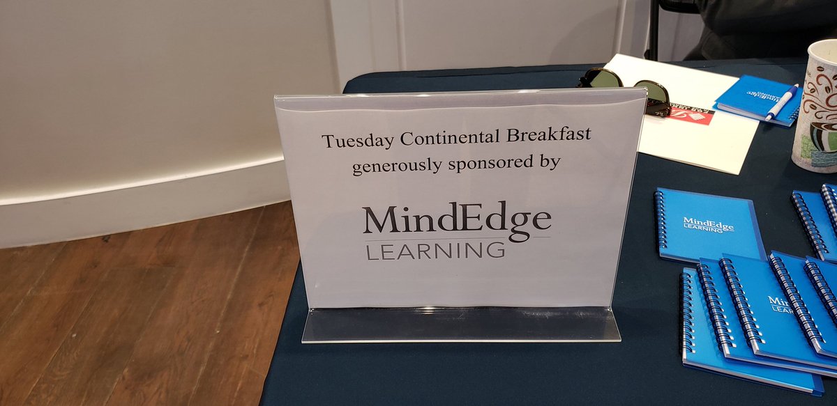 Thanks to our innovative friends <a href="/MindEdgeOnline/">MindEdge</a> for joining us this week and sponsoring our #GetUpAndLearn breakfast at Learning Summit AZ. MindEdge's mission is to improve the way the world learns through online technology.mindedge.com/page/higher-ed…