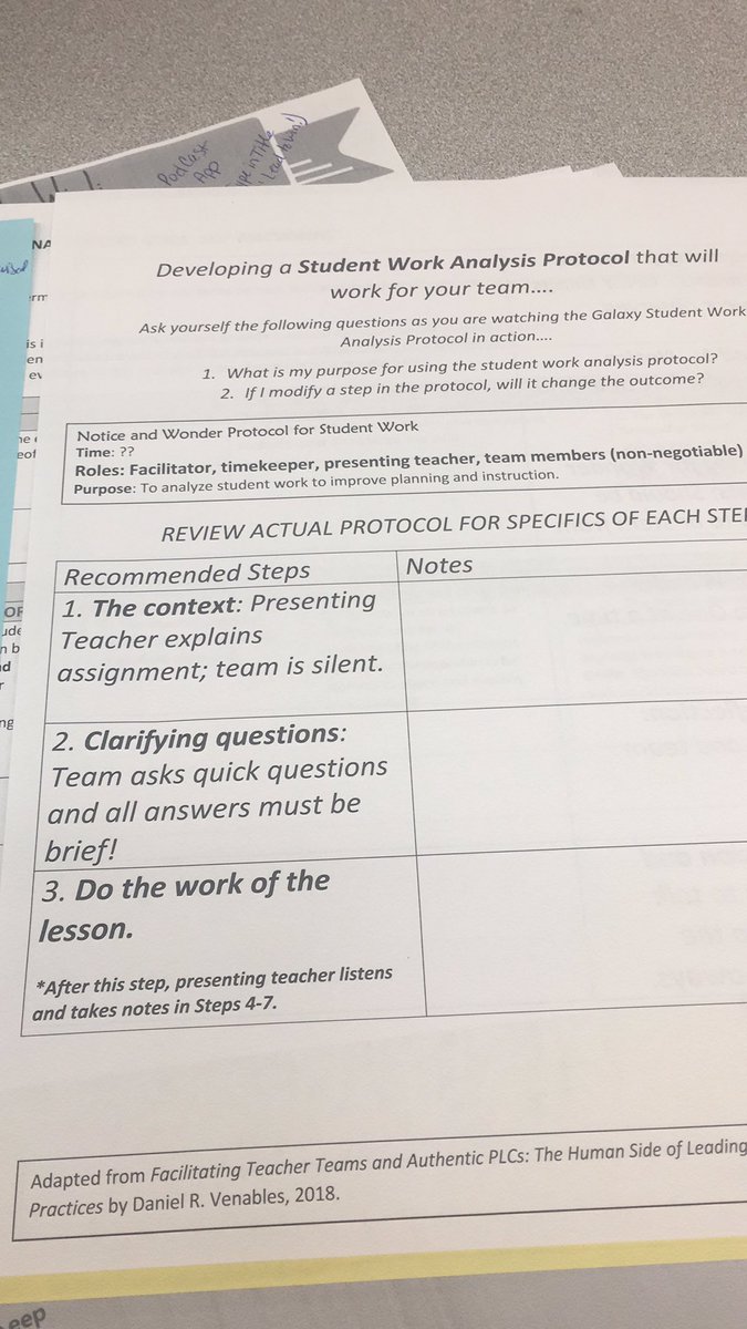 kelleher_susan's tweet image. Analyzing Student Work using Notice &amp;amp; Wonder in a PLC! #VCSPLC @KellieMcclarty @mrroa @kjmccror