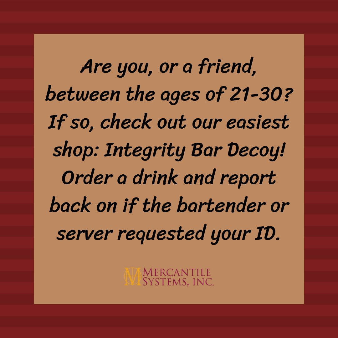 SystemsMerc's tweet image. Check us out!

#Mercantile
#MysteryShopping
#SecretShopper