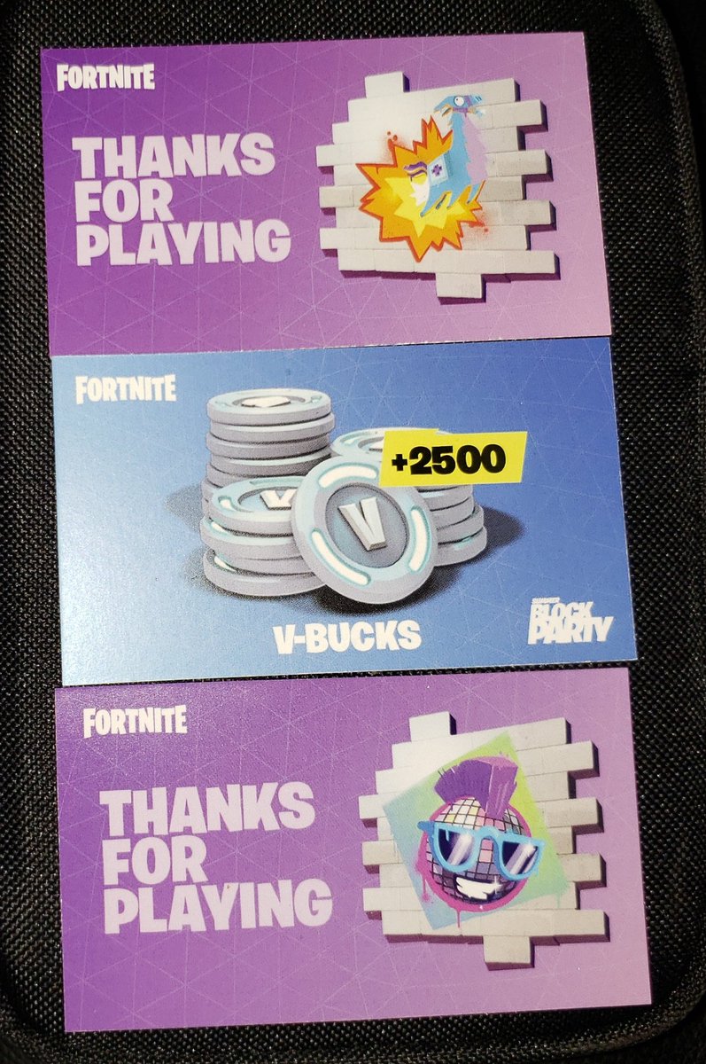 L337Sam's tweet image. I will be giving out a code for 2500 VBucks and 2 (Two) Rare Spray Paint codes. Only 1 (One) winner will win all codes.

How to enter:

1️⃣ Follow
2️⃣ RT &amp;amp; Like
3️⃣ Tag a Friend

Giveaway ends 6/21 at 9pm PST. Good luck to all. #SummerBlockParty #E3  #Fortnite