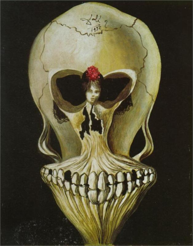 arteaIdia's tweet photo. "Ballerina in a Death's Head" (1939), Salvador Dalí - Surrealismo https://t.co/8oabJ3Ufcm