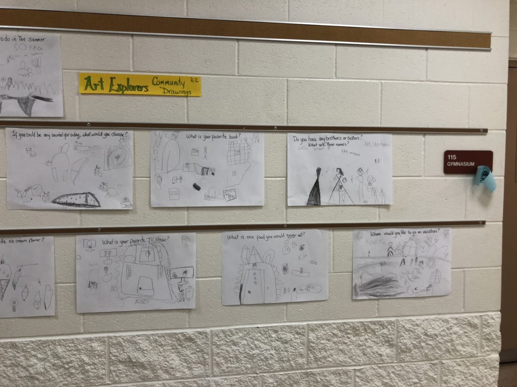 D87Lab's tweet photo. Community Drawings from Art Explorers https://t.co/0HDTaXccnV