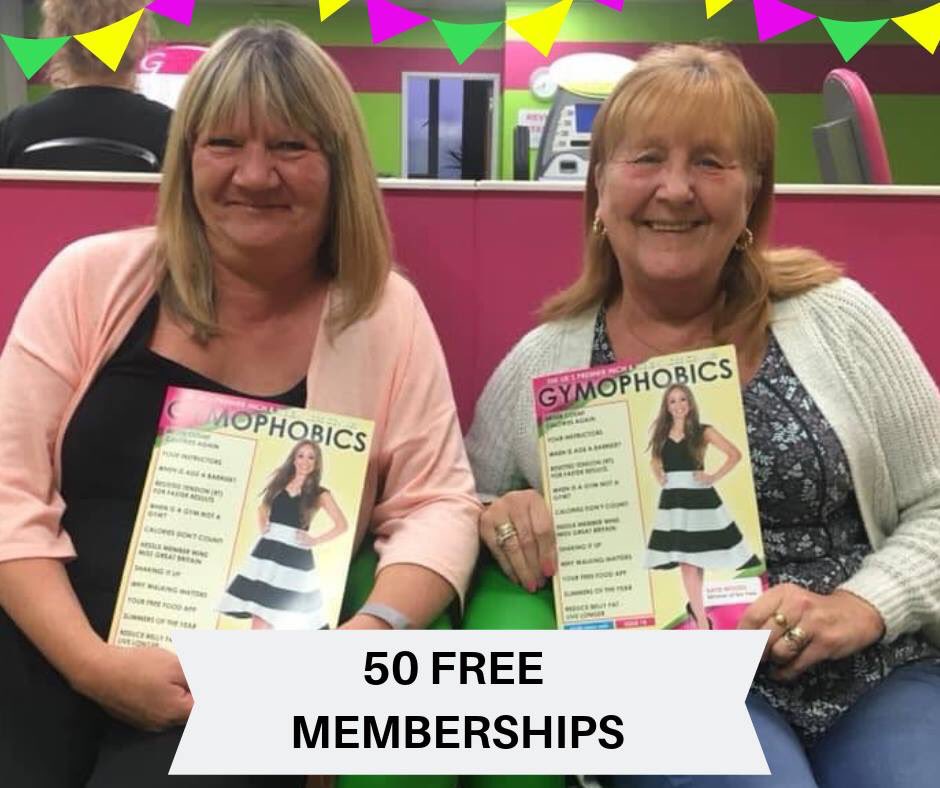 GymophobicsB's tweet photo. #BigBanburyHour totally FREE lucky dip at award winning ladies gym in Banbury. Every ticket is a winner of a FREE membership up to 3 months free. Only 50 being given away. Dash into 1a George St tomorrow to get yours!! We’re helping Banbury get fit this Summer! https://t.co/MkjVIZR88e