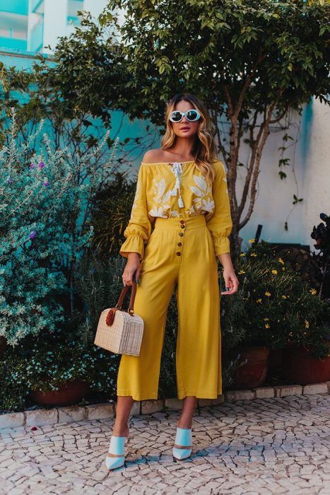 bossamx's tweet photo. #BossaLook pantalón amarillo mostaza como estrella de tus looks 💛 https://t.co/l7cdyB7Csp
