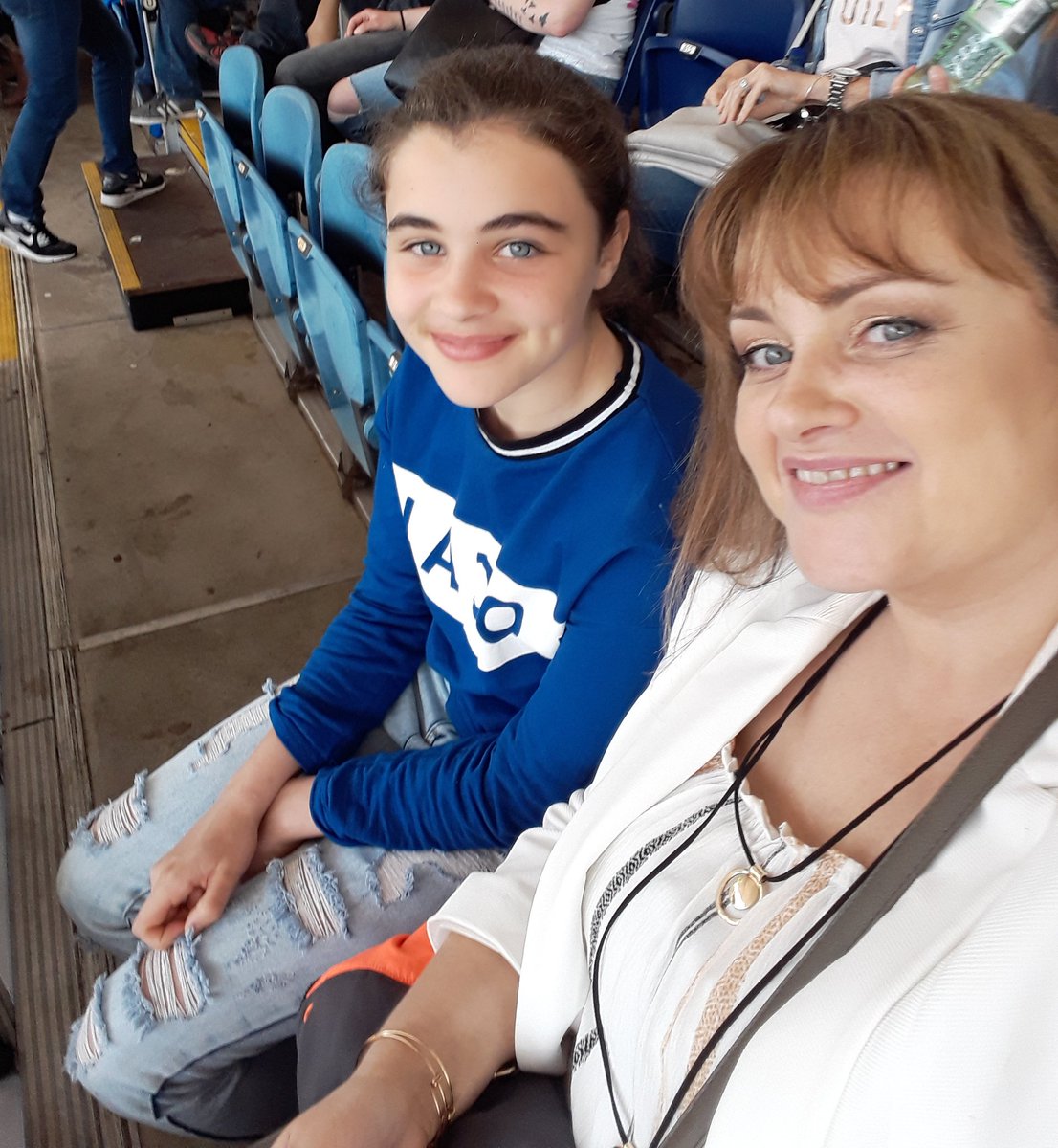tcarmos's tweet photo. Ready to rock with my birthday girl, Miss Phoebe, and @Pink! Not a bad pressie for her 12th birthday! ๐๐ฅฐ๐๐๐ธ๐ค
#specialdays #makingmemories
#funwithmygirl https://t.co/lxN3pI5Qy1