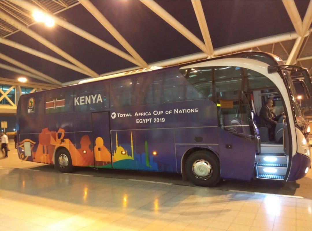 CarolRadull's tweet photo. We have arrived! #TotalAfcon2019 #SupportHarambeeStars #TheScoreKE https://t.co/gDnu0FSM0e