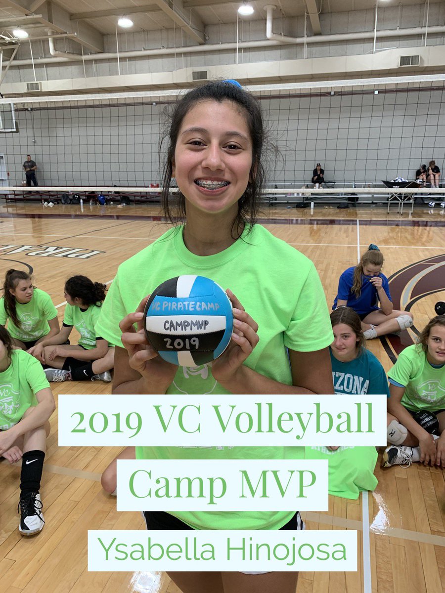 VC_Athletics's tweet photo. VC High School Exposure Camp!! Defensive MVP: Aubrie Banda, Offensive MVP: Maddi Stanush, Setter MVP: Katelynn Stout, Best Server:Adison Ozuna and CAMP MVP:Ysabella Hinojosa! Thank you all for attending yesterday! #PirateNation #PirateAthletics #VCVolleyball #GoPirates πππ https://t.co/xOkksVBSzF