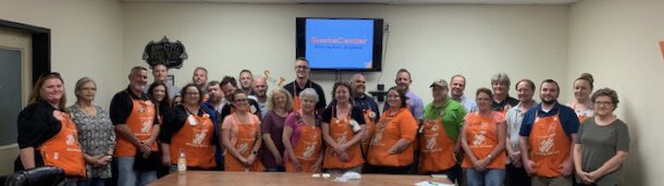 JHW1077's tweet photo. Two QuoteCenter classes for D319 on day one in the books!! Appreciate Bryan and Tyson coming out to the field and developing our associates. Looking forward to day two, tomorrow in Huntsville!! #QCgrowth #dangeroussellingskills @misshd03 @tyson_j_russell @BryanHu45452768 https://t.co/TmXbZAEAkb