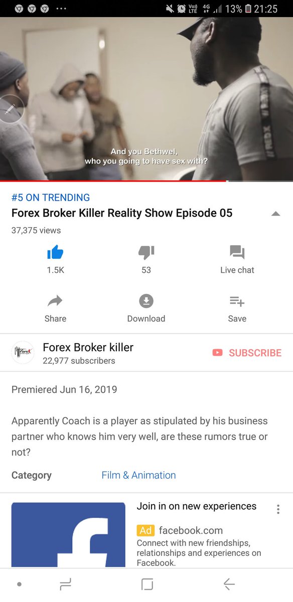 Fbk Reality Show Episode 05 Is On Number 5 Trending On Youtube - 