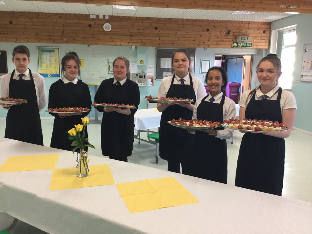 Food ready to go for LHS Prize Winners and parents.