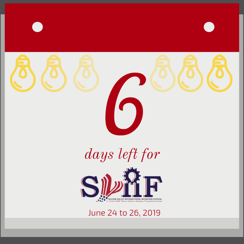 Get ready to join the biggest invention festival in Silicon Valley! Tickets: ow.ly/aspt50uyMOA

#sviif19