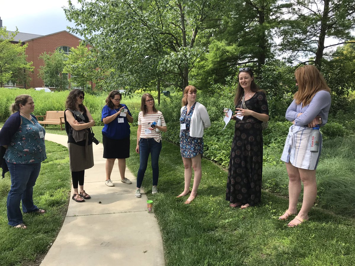 Lynnear3's tweet image. Participants learning about iNaturalist and ideating how how this amazing tool can be incorporated into their classroom #sie2019 #prinprogress