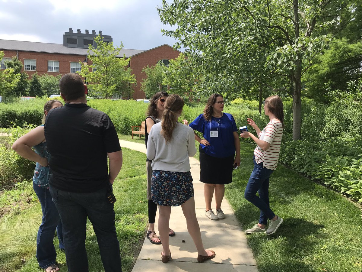 Lynnear3's tweet image. Participants learning about iNaturalist and ideating how how this amazing tool can be incorporated into their classroom #sie2019 #prinprogress