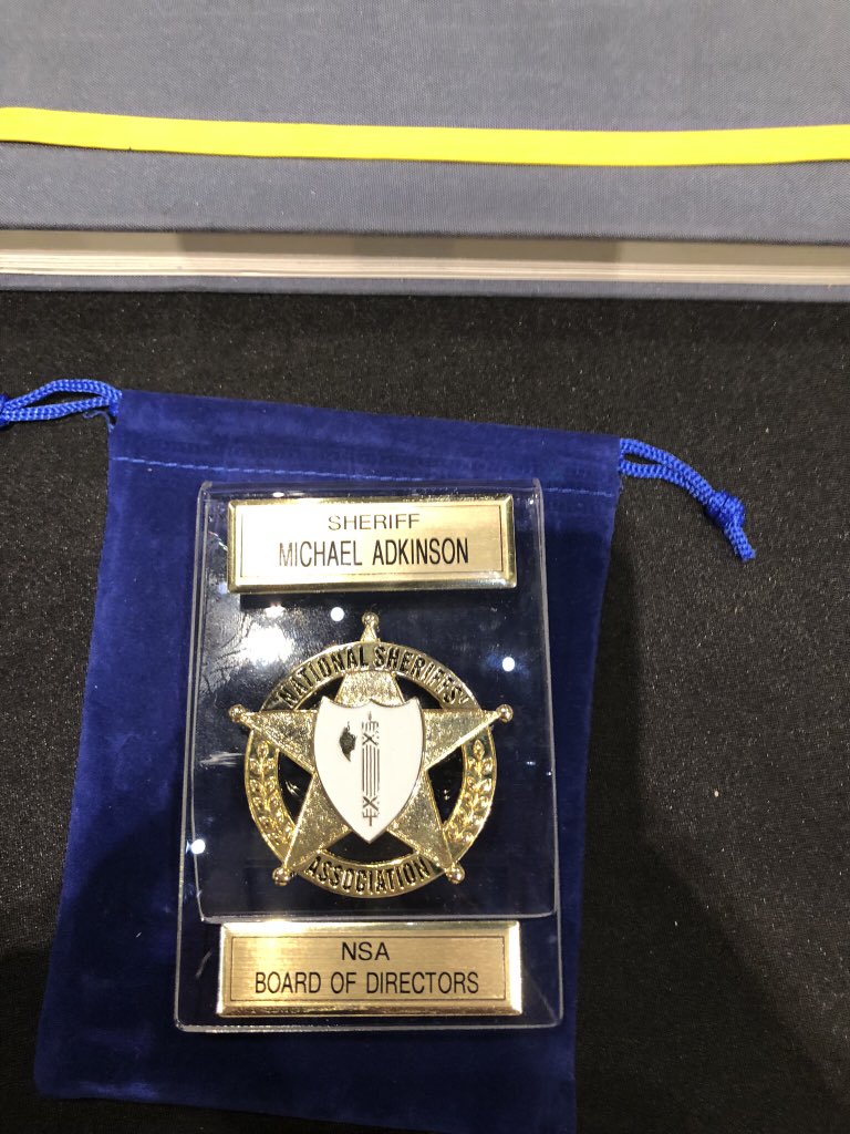SheriffAdkinson's tweet photo. Honored to be elected &amp; help represent the nearly 3k Sheriff’s in the USA. @WCSOFL #proudtoserve https://t.co/rmVgk5TaTE