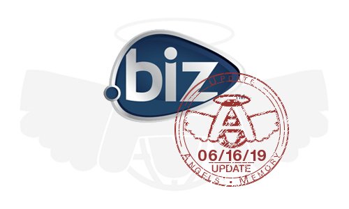 Angel_s_Memory's tweet photo. .biz #DomainsList update w/ +760 new #domainNames today-06/16/19 https://t.co/0vXrQ8jEkF https://t.co/FbJkmGxaJE