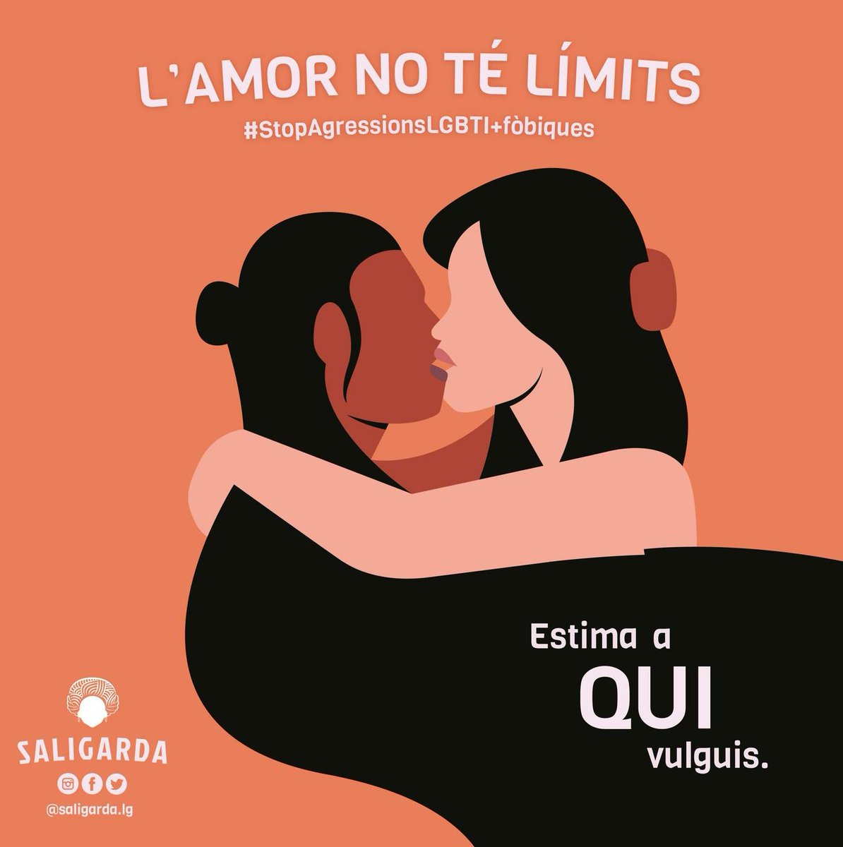 SaligardaLG's tweet photo. 🖐🏾Comptem amb un protocol contra violències masclistes, lgtbi+fòbiques i racistes. 🙅🏼‍♀ En un ambient de festa on aquestes de vegades s’accentuen, actuem per erradicar-les! 💪🏽 Treballem juntes perquè la #Saligarda2019 sigui un espai lliure de qualsevol mena de discriminació! 💜 https://t.co/xAY9tfuG1U