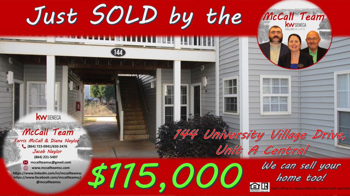 mccallteamsc's tweet photo. The McCall Team has #justsold this lovely little property in #universityvillage, #central.  Home, land, investments and more!  McCall Team has the experience, knowledge, and dedication to get your property sold!

#mccallteamsc #kellerwilliams #realestate #investmentproperties https://t.co/YYP891ms3j