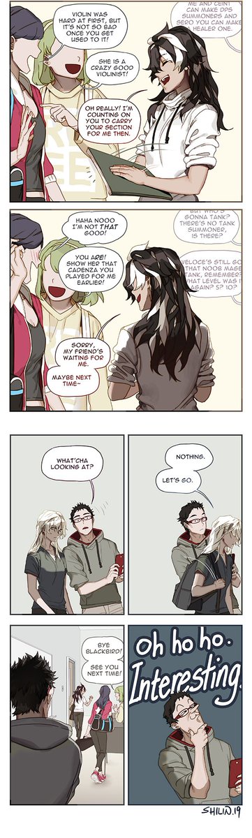 #AmongstUs 22. Blackbird. enjoy the carciphona/ff14 references :D

This is my webcomic!
----------------------------
 ? https://t.co/ltrS7SrncS 
----------------------------
TAPAS ? https://t.co/z68n2Qms7M 
WEBTOONS ? https://t.co/KZMJysw6kC 